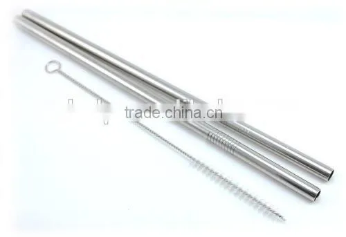 Hot Sale Stainless Steel Straws for Drink 6 Pcs With 2 Cleaner Brush Cleaning Brush Included photo-6