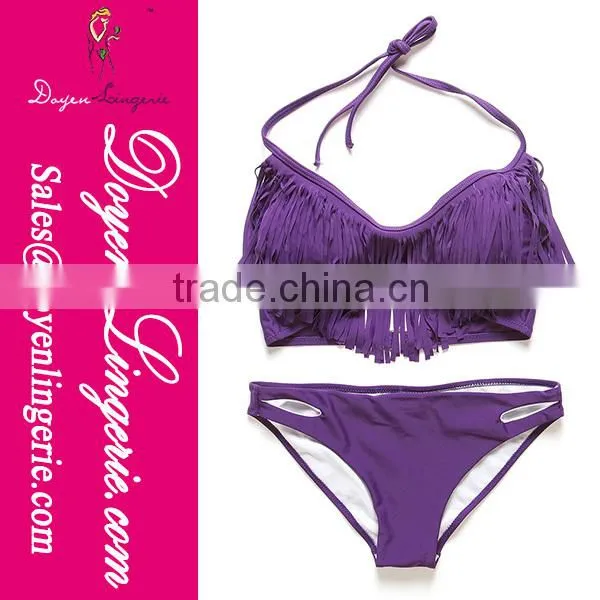 2014 Newest Fashion V -neck Hot Girl Sexy Super Beautiful Bikini photo-2