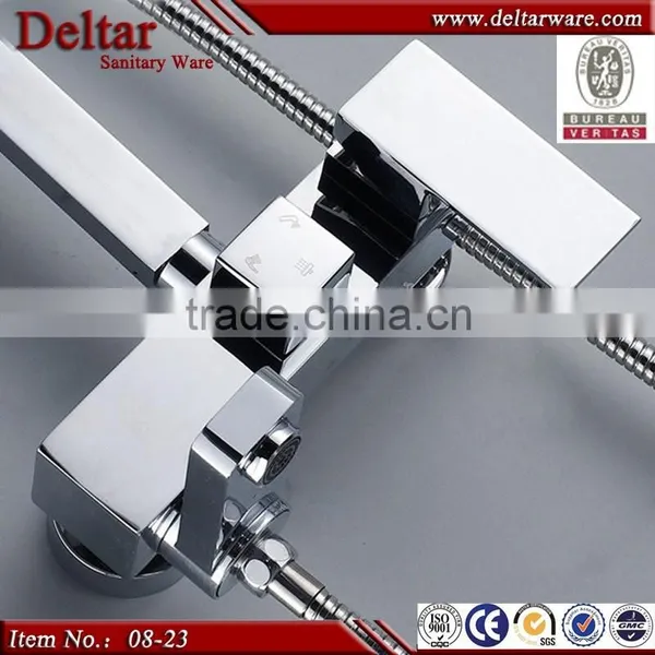 Temperature Display Led Shower, Big Square Shower Led Shower Head, Brass Shower Faucet Body Internestional Standard photo-2
