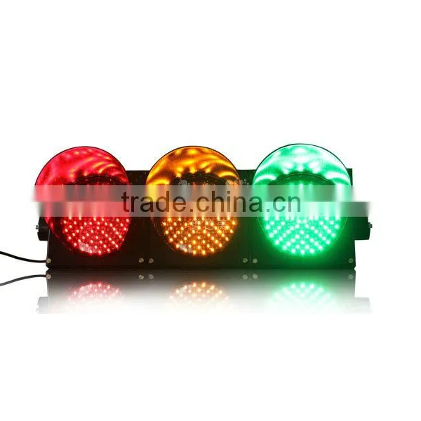 Road Safety 200mm Red Green Yellow PC Housing Traffic Light Signals photo-3