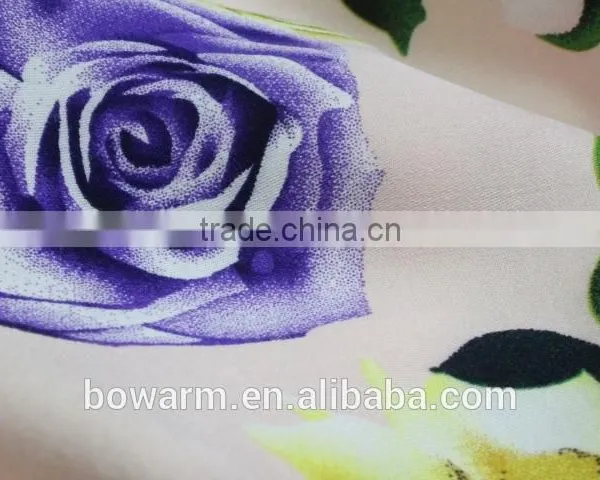 Rayon Satin Printed Fabric photo-3