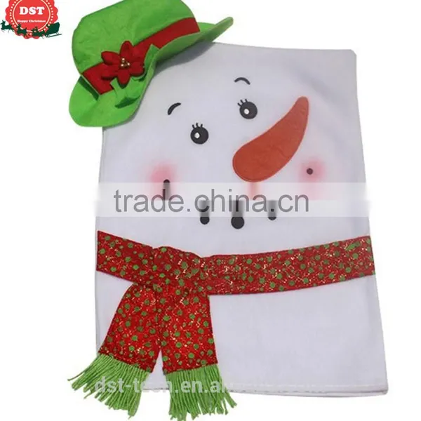 Christmas Santa Snowman Chair Cover photo-5