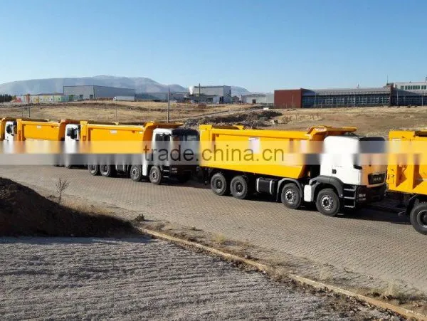 3 Axle Trailer 2 Axle Trailer Hook Lift 3 Axle LowBed Container Platform Box Winter Service Vehicle Factory Turkey photo-4