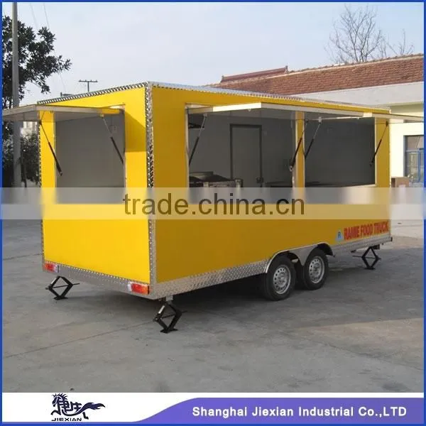 JX-FS480 Shanghai Jiexian Factory Price Outdoor Remorque Mobile Food Truck