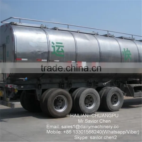 10000L Stainless Steel Milk Transport Tank , Milk Tank photo-4