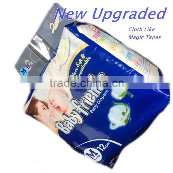 China Hot Sell Baby Products Quanzhou Factory Cheap Disposable Baby Diapers photo-2