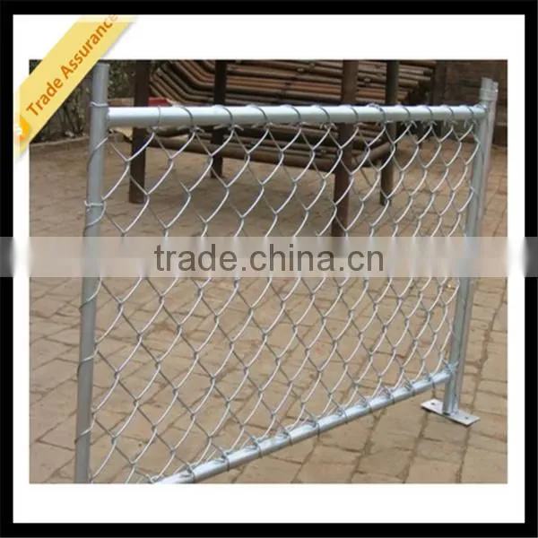 50mm Mesh Size Galvanized Chain Link Fence for Sale photo-4