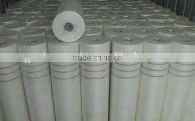 160g 4*4mm White Alkali Resistant Logo Printed Fiberglass Mesh photo-5