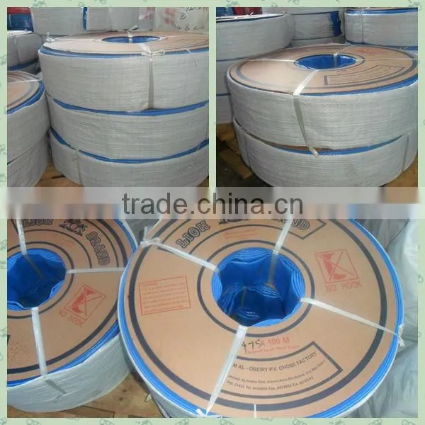 Blue Color Lay Flat Water Hose photo-3