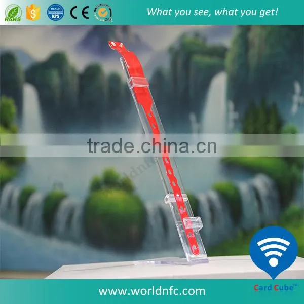 Disposable Ultralight C RFID Pvc Wrsitband/bracelet for Access Control photo-4