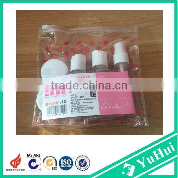 High Quality 5 Pcs Plastic Travel Bottles Set/fine Mist Sprayer photo-3