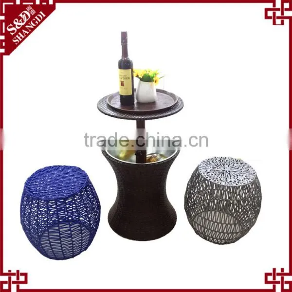 Outdoor Use Summer Beach Garden Party Ice Box Cooler With Table photo-3