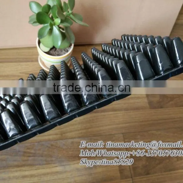 Not Coated Black PS Material Plastic Nursery Plant Seed Starting Tray 200 Cell,Plastic Seedling Germination Tray for Farm Using photo-6