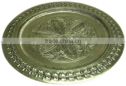 Antique Embossed Charger Plate