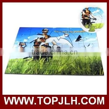 Topjlh 2017 Hot Blanks DIY Wood Sublimation MDF Puzzle photo-2