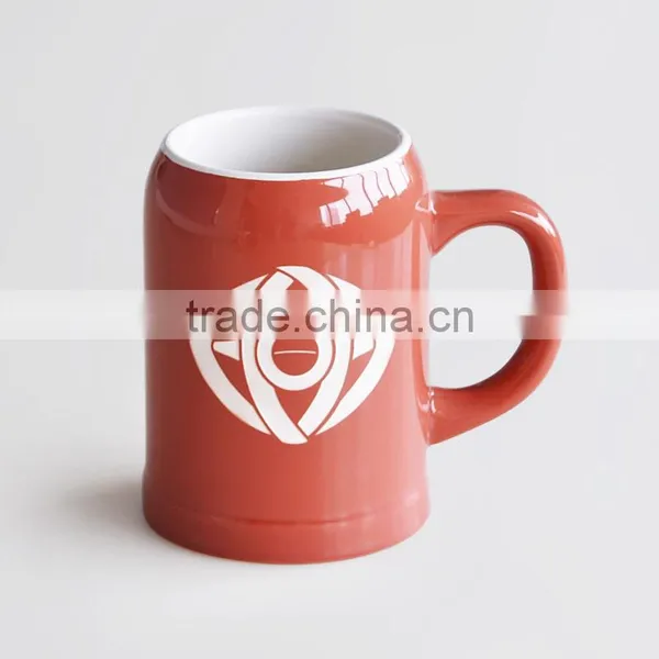 Solid Color Irregular Shape Beer Mug photo-3