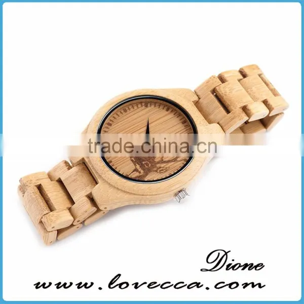 Stylish Custom Logo Women Japan Movement Wood Watch Face photo-3