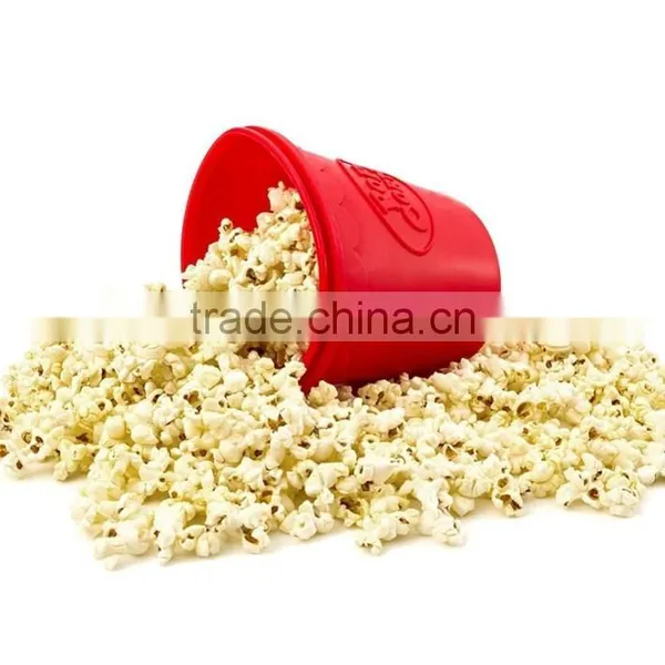 Silicone Popcorn Container DIY Silicone Microwave Popcorn Maker Bucket photo-5
