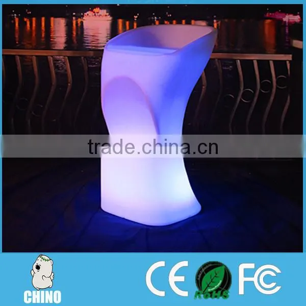 Glowing Furniture Rgb Led Bar Chair/rechargeable Battery Operated photo-2