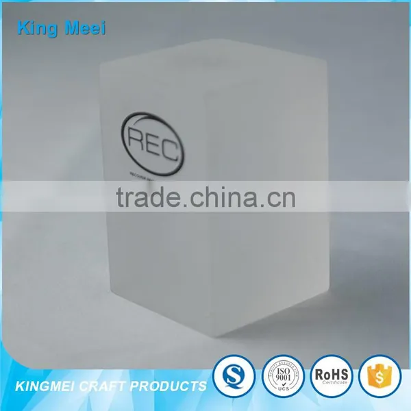 Custom China Factory Acrylic Product Cube Sign Holder photo-2