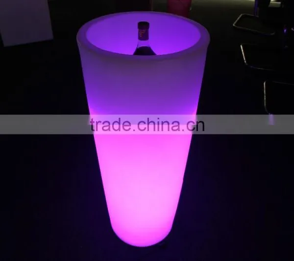 Party Cooler Red Champagne Led Ice Bucket Barrel, LED Flower Pots photo-2