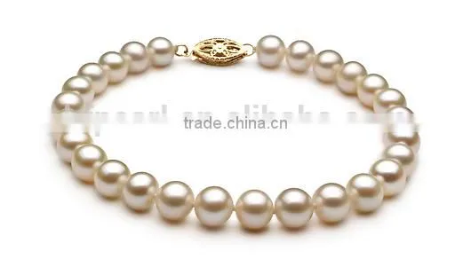 White 6-7mm AA Freshwater Pearl Jewelry photo-2