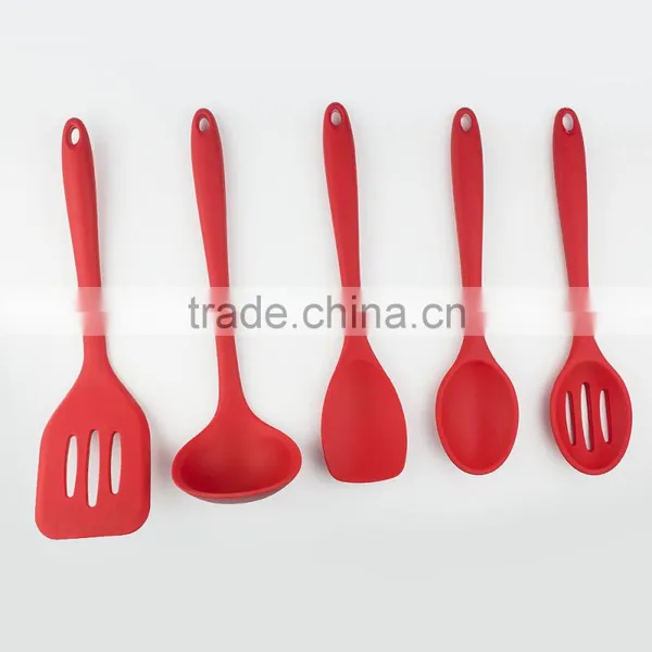 2016 China Supplier New Hot Dinnerware Silicone Solid Spoon photo-3