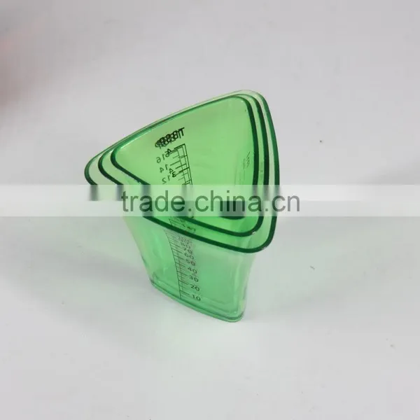 Set of 3pcs Small Measuring Cups in Trilateral Figure photo-5