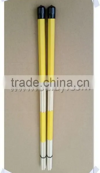 Colorful 40cm Drum Brush Sticks/drumsticks/bamboo Sticks With Rubber Caps photo-2