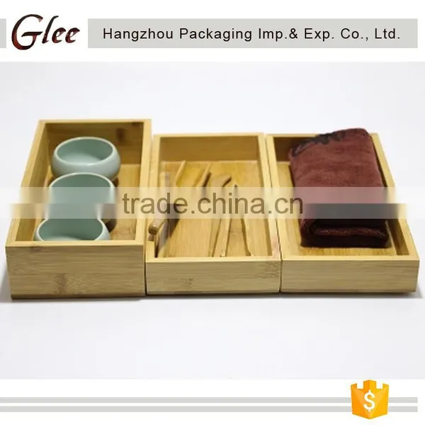 Wholesale Superior 100% Natural Bamboo Storage Box For Serving The Goods photo-4