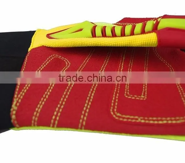 CE 4132 Rigging Working Oil and Gas High Impact Protective Work Gloves photo-6