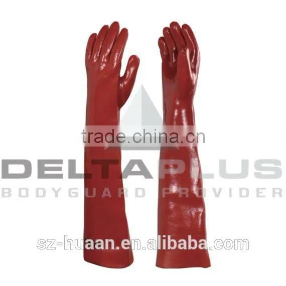 PVC Caustic Resistant Glove, Long Plastic Glove photo-4
