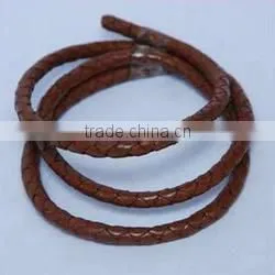 Colourfull Round 3mm Braided Leather Cord For Wholesale photo-3