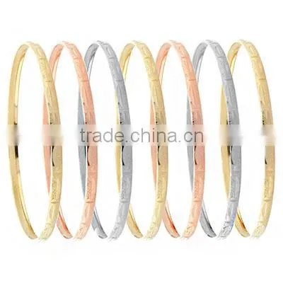 6 MM, Gold Plated Bangle, Machine Cut Bangle, Fashionable Bangle, Designer Bangle. photo-6