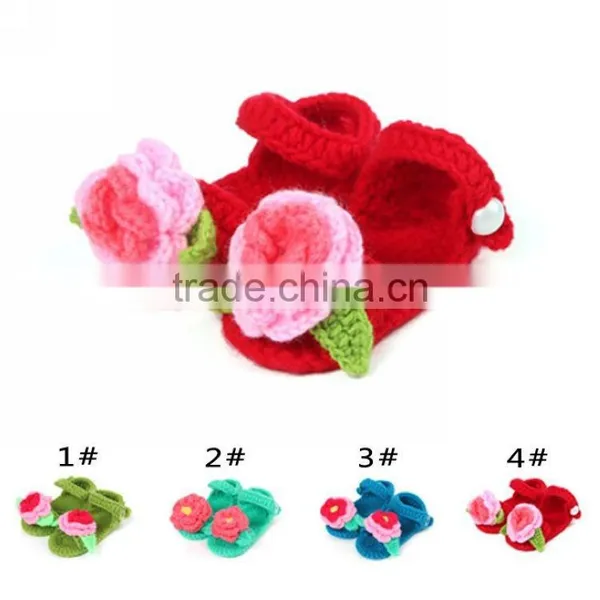 Fashion Summer Design Knitting Shoes Free Crochet for Baby photo-6