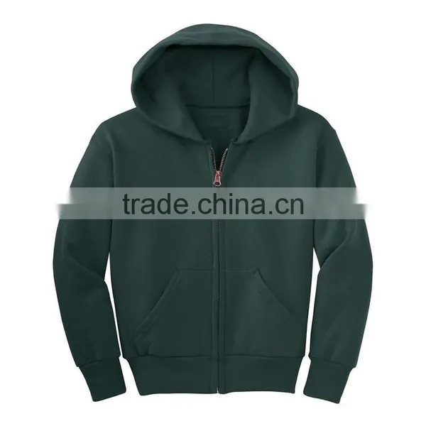 Children Clothing Manufacturer Bulk Custom Printed Blank Slim Fit Zipper Hoodie photo-6