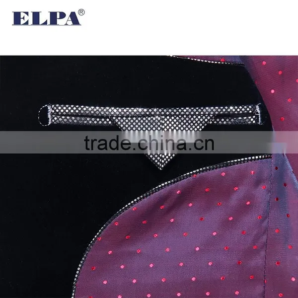 ELPA 2016 Fancy Children Suit Warm 3 Piece Velvet Boys Casual Suit photo-5