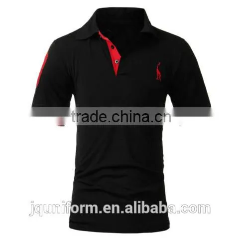 2016 New Mens Slim Fit Stylish POLO Shirt Short Sleeve Casual T-shirts photo-5