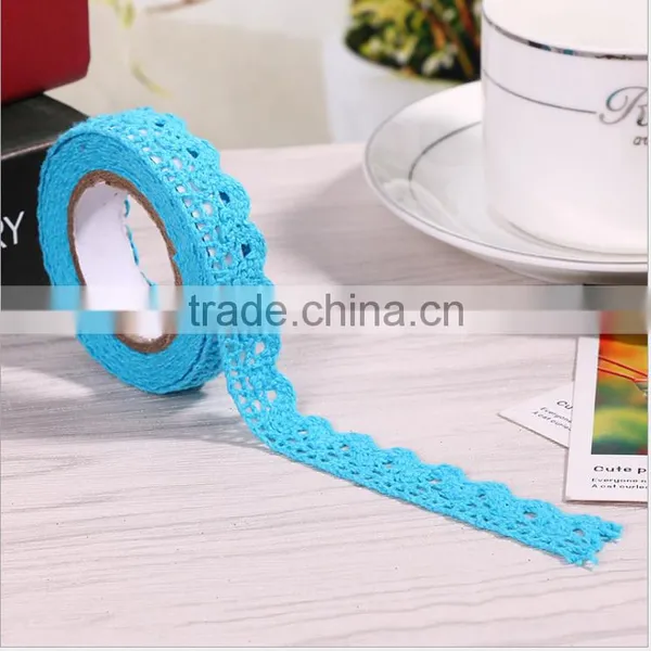 1.6cm*1m Cotton Lace Decorative Washi Tapes for Diy photo-4