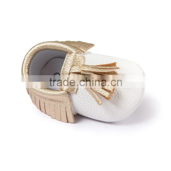 PU Baby Moccasins With Tassels, Tassel Baby Moccasin photo-2