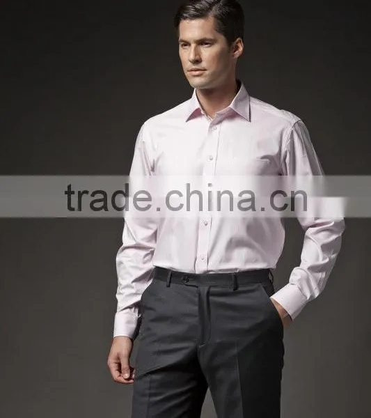 Wholesale Custom Design Dress Shirt, High Quality Man Shirt, Long Sleeve Shirt photo-4