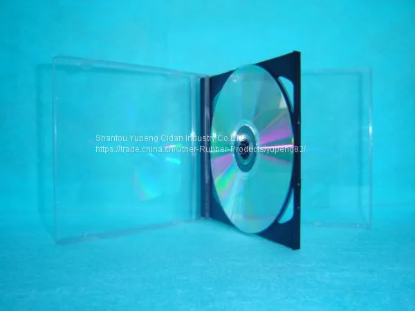 Коробка для CD, кейс для CD, чехол для CD 10,4 мм. Двойной квадрат с черным поддоном. Высокое качество по доступной цене photo-4