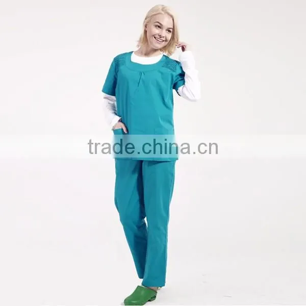 100% Cotton Medical Hospital Housekeeping Uniform photo-2