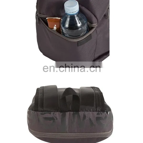 China Supplier Factory Outlet Dark Color Urban Leisure Backpack With Customer Brand photo-3