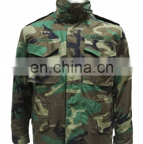 Factory Supply Custom Woodland Camouflage M65 Jacket for Sale photo-2