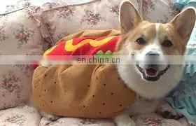 Funny Hot Dog Pet Costume for Puppy Cats photo-4
