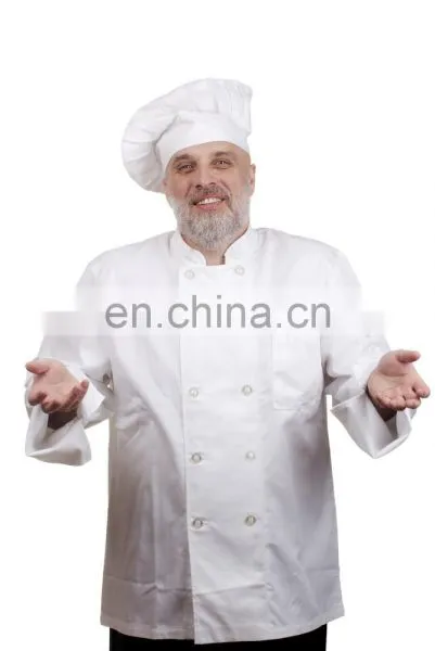 High Quality Custom Logo Printed Chef Coat photo-6