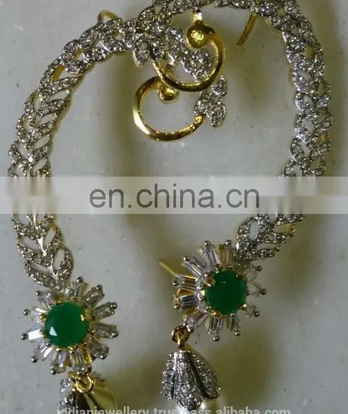 Cubic Zirconia Jewelry Ear Cuffs Manufacturer, Cubic Zirconia Jewellery Ear Cuff Exporter photo-2
