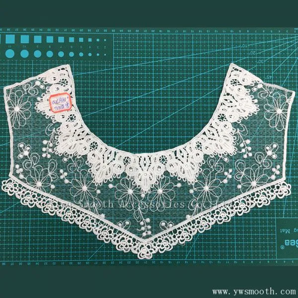 Cotton Crochet Necklace Embroidery Lace Collar Fabric Textile Clothes photo-5