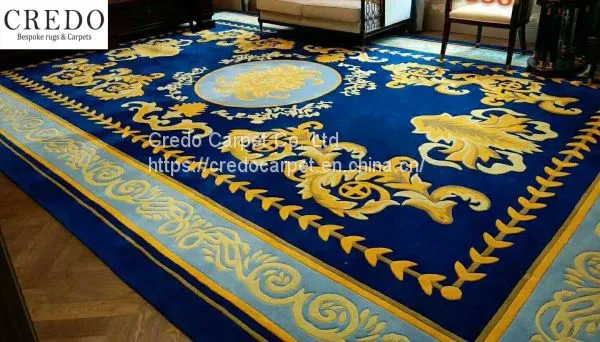 China Customize Design and Size Living Room Wool Rug
